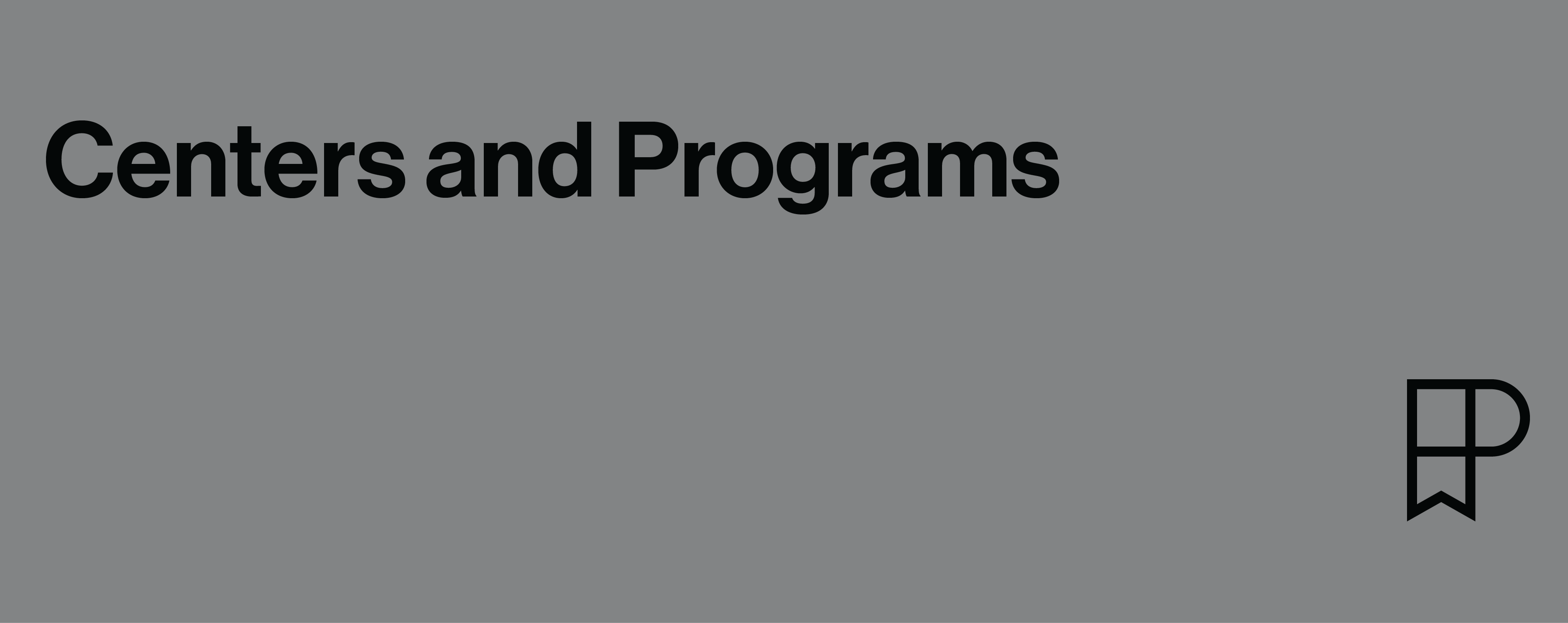 Centers and Programs - Phillips Theological Seminary