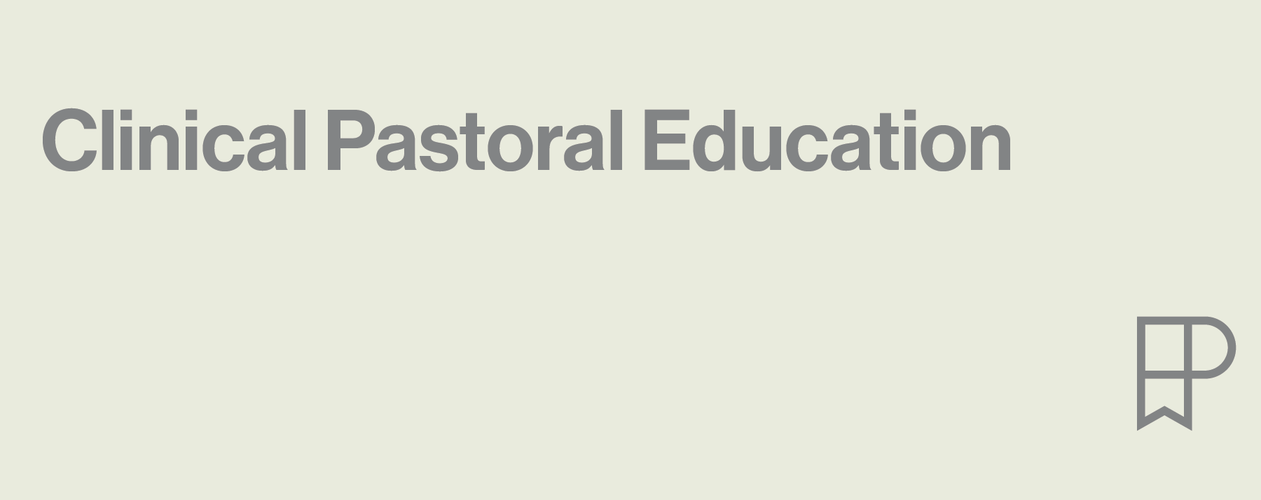 Clinical Pastoral Education Cpe Phillips Theological Seminary 7102